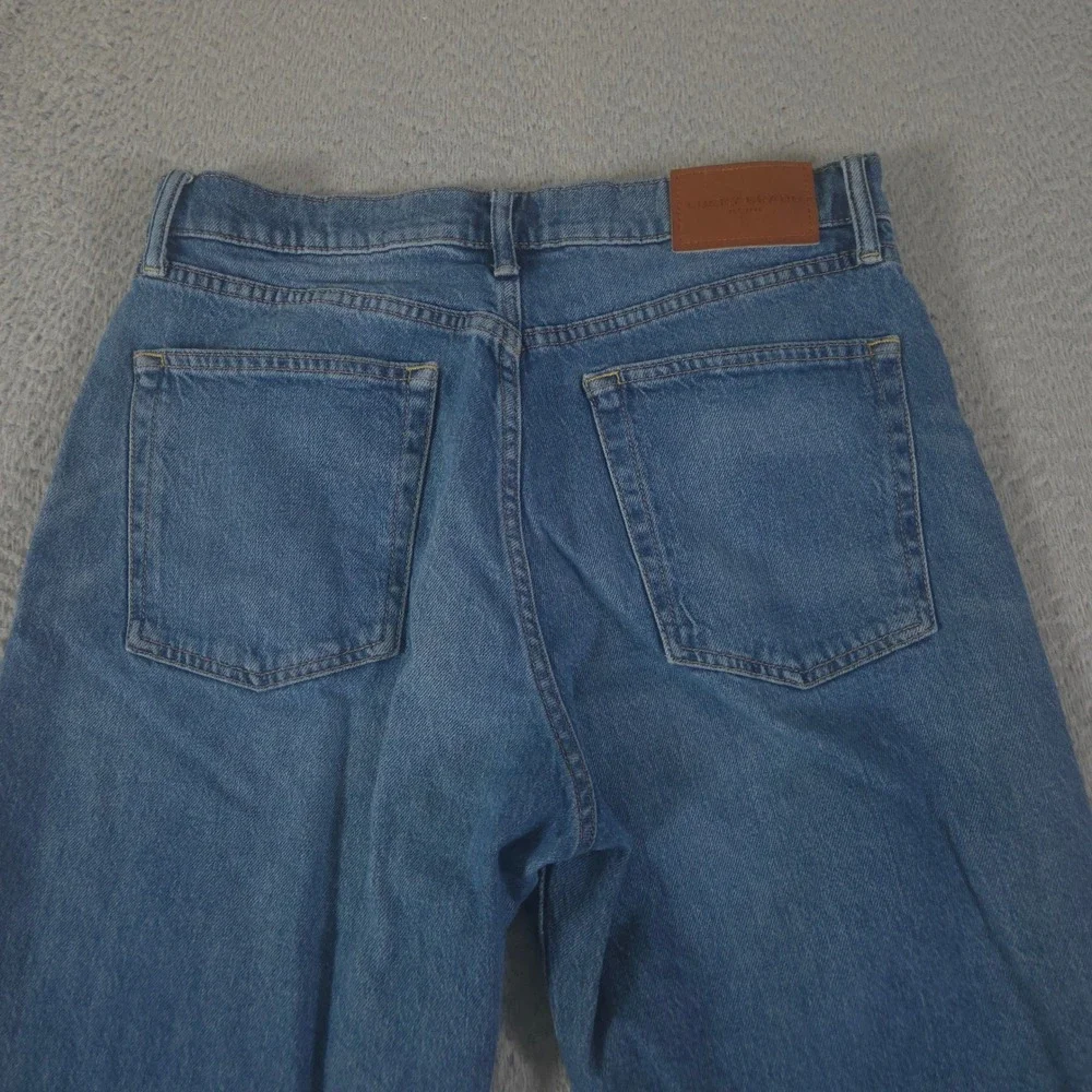 Lucky Brand Jeans Womens 10/30 90s Loose High Rise Straight Button Fly Denim